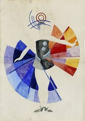 Costume Design for 'Aelita' by Alexandra Exter, 1924